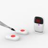 Campainha Sem Fio com Flash e Vibração Transformação Inteligente Amigável para Idosos Pager para Idosos Impermeável Sistema de Pager de Emergência Bidirecional