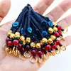 Colgante de Cuenco del Tesoro de los Doce Signos del Zodiaco Accesorios de Cuerda Trenzada de Conexión Llavero de Coche de Monedas de los Cinco Emperadores de Cobre Puro Cuerda para Colgar