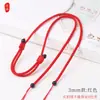 Cuerda Colgante Cruzada Tianzhu para Colgar Verticalmente en el Cuello Collar Cuerda para Collar DIY Tejida a Mano para Hombres y Mujeres Hebilla de Seguridad Cuerda para Joyería