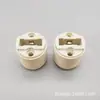 Portalamparas G9 de plástico de diente completo para bombilla LED halógena portalamparas de alta temperatura con soporte anillo exterior portalamparas G9 de alto y bajo voltaje