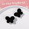 Principios de invierno Color nuevo Flocado mariposa DIY Accesorios acrílicos Hecho a mano Lindos pendientes Accesorios femeninos Material Venta al por mayor