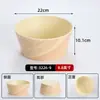 Plato Giratorio de Melamina para Hot Pot Plato para Platos Comercial Plato Rectangular para Verduras Sukiyaki Imitación Madera Caja de Exhibición de Platos para Buffet