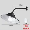 Luz de curva de estrada LED poste de luz externo totalmente em alumínio abajur industrial e de mineração lâmpada de parede para corredor porta lampião de pátio doméstico
