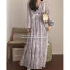 En Stock~ Marca Coreana Y 2026 Verano Vestido Floral de Gasa Elegante y Delicado Coreano Dongdaemun Imi*Ssyou