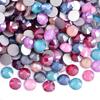 Não. 30 fundo plano diamante de vidro strass diy jóias de unhas redondas de cristal pedra caso do telefone móvel boneca vara broca cerca de 6,5 milímetros