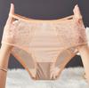 Roupa Íntima Feminina Sexy Renda Estilo Francês Cintura Média Alta Elástica Confortável Amiga da Pele Macia Respirável Sem Marcas Roupa Íntima Feminina 60288