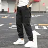 Pantalones de trabajo cruzados nuevos 2025, pantalones largos casuales para estación independiente transfronteriza Amazon, con cordón y múltiples bolsillos