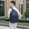 Mochila para Computadora de Negocios de Gama Alta para Hombre con Logo Impreso Personalizado, Mochila Casual de Gran Capacidad Exclusiva Transfronteriza