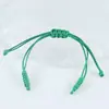 Pulsera semiacabada DIY y cordón de nudo tejido a mano con cuentas y cierre de seguridad, cordón rojo para el año del zodiaco, en stock