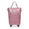 Bolsa de viagem com rodas Super Grande Capacidade Bolsa Bolsa Estudante Bagagem Estendida Extra Grande Liberação Rápida Bolsa de embarque Universal Wheel