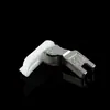 Pie Prensatelas Six Butterflies T350-D 0.2 Pie Prensatelas con Tope Plástico Blanco Pie Prensatelas Plano Engrosado
