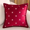 Decoraciones de Año Nuevo para el Año del Caballo, Cojín para Sofá de Dormitorio y Mirador con Relleno, Funda de Almohada Estilo Chino Nuevo, Rojo con un Toque de Lujo