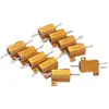 Resistor de Aluminio Dorado RX24 10W 6.8r Euro/7.5r/8r/8.2r/10r/12r/15r/16r Ohm