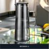Hervidor de agua fría de gran capacidad para el hogar, de vidrio resistente a altas temperaturas, juego de taza de agua hervida, tetera, olla de almacenamiento de agua para sala de estar