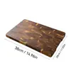 Tabla de cortar doméstica de madera de caoba, tabla de cortar empalmada de madera maciza, tabla multifuncional engrosada, doble cara, se requiere cantidad mínima de pedido