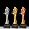 Troféu de resina de metal cristal medalha personalizada sistema de competição de badminton campeão de jogos de eventos esportivos