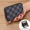 Porta-Cartões Sanfonado Id Multifuncional Caixa de Armazenamento Compacta Couro PU Bolsa de Nicho de Luxo Leve Bolsa Simples para Guardar Moedas