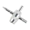 Llave de núcleo de válvula cuatro en uno, llave de válvula, herramienta de inflado/desinflado de neumáticos para automóviles, vehículos eléctricos y bicicletas