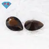 Huagang Gems Vidrio Color Café Oscuro en Forma de Pera Piedra Suelta Forma de Gota de Agua Vidrio para Té Piedra Preciosa Color Café Oscuro Accesorios de Cristal