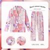 Pijama para Niña Primavera y Otoño Manga Larga Traje Infantil Niña Dibujos Animados Princesa Delgado Ropa de Casa 2025 Nuevo Ropa Exterior