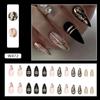 Comércio exterior moda unhas postiças Europa e Estados Unidos ins natural sóbrio azul lago flash onda unha postiça atacado