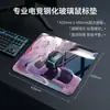 Fornecimento Direto da Fábrica de Mouse Pad de Vidro Temperado Microgravado, Tapete de Jogo Extra Grande, Espessado, Antiderrapante, Impermeável, à Prova de Poeira, Tapete de Mesa para Jogos