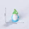 Nuevo producto transfronterizo: paisaje navideño en miniatura, Papá Noel, enano, muñeco de nieve, accesorios de decoración DIY, mini figuras