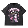 Camiseta con Estampado de Pain de Anime para Hombre Retro Lavada 100% Algodón Puro Camiseta Superior Camiseta Harajuku Estilo Callejero 2023