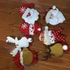 Óculos Decorativos de Festa de Natal Transfronteiriços Papai Noel Árvore de Natal Óculos de Desenho Animado Decorações de Presente Festivas