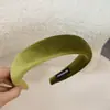 Diadema de Terciopelo Coreana para Otoño e Invierno con un Toque de Lujo, Diadema Ancha de Esponja para Uso Diario, Nuevo Accesorio para el Cabello