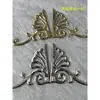 3107 Brote Flor Acero Inoxidable 304 Puerta Principal Ventana Superior Reja Decoración Patio Flor Accesorios Acero Inoxidable 201 Flor Estampada