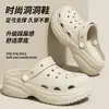 Nuevos zuecos de verano para mujer, sandalias de playa para exteriores, doble uso para exteriores, antideslizantes, resistentes al desgaste, suela blanda, zapatillas de punta cerrada, al por mayor