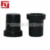 Suministro de fábrica 13*15 perilla de plástico negro para chorro de arena perilla de ajuste de código potenciómetro amplificador de audio