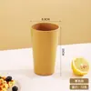 Venta Directa de Fábrica Paja de Trigo Simple Taza para Beber en Casa y Oficina Creativa Linda Pareja Color Sólido Taza Redonda
