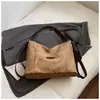 Bolsa Casual de Grande Capacidade sob o Braço Feminina 2025 Nova Outono Bolsa de Ombro Estudante Universitário Aula Trabalho Roupa Mochila