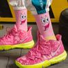 Calcetines altos Sponge Baby marca de moda europea y americana calcetines para hombre tubo largo Paida estrella pulpo media pantorrilla calcetines de baloncesto de dibujos animados