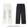 Transmisión en Vivo Populares Pantalones Elásticos de Algodón para Hombre Verano 2025 Nuevo Estilo Hong Kong Ropa de Trabajo Pantalones Casuales Sueltos Rectos Largos