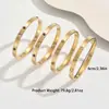 Acero de Titanio Trébol de Cuatro Hojas Moda Venta Caliente Transfronteriza Pulsera Ins para Mujer Redonda Personalizada Completa en Diamante Joyería para Parejas