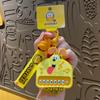 Llavero Serie Familiar de Piano de Garfield Juguetes Creativos Pequeños Regalos Llavero Exquisito Colgante para Bolso Venta al por Mayor