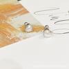 Color acero plata Serie Acero titanio material incoloro superventas nuevo superventas aretes de tornillo tachuelas para cartílago