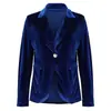 Chaqueta de Traje Elegante de Color Puro, Nueva Moda Otoño e Invierno para Mujer, Transfronteriza Europea y Americana de Amazon 2025