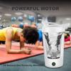 Copo misturador de proteína em pó para esportes e fitness, totalmente automático, com carregamento, copo de café integrado, copo de mão