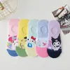 Meias de Comércio Exterior Novas, Meias de Desenho Animado Fofas, Meias Casuais Femininas Estilo Coreano, Meias Curtas de Corte Baixo Labubu Atacado