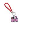 Llavero de cuerda trenzada creativo de la serie Hello Kitty de Amazon, colgante de coche creativo Dunhuang de cuero con dibujos animados