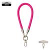 Cordón Corto para Teléfono Móvil de 8 mm Doble Hebilla Cadena Fuerte para Muñeca Anti-Pérdida Correa Trenzada Elegante Cordón para Funda de Teléfono Móvil