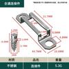 Conector Duas em Uma Fixador Invisível para Guarda-Roupa Móveis Sem Prego Olho Montagem de Guarda-Roupa Sem Prego Acessórios Livro Completo