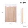 Bolsa Desechable Tamaño Super Pequeño Palitos de Madera Palito de Belleza Palito de Cera de Lana Depilación Palito de Madera Grande Agitador de Cera de Abejas Frijoles Palitos