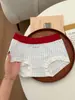 Cuecas Boxer de Algodão Sem Costura Inspiradas na Dopamina, Juventude, Classe A, Algodão Puro, Gancho Estendido, Shorts de Segurança de Cintura Média
