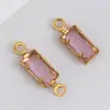 Aço Inoxidável 304 Vidro Colorido Pingentes Multiestilo Acessórios para Joias Artesanais DIY Colar Pulseira Acessórios Criativos