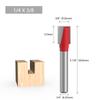 Fresa de Topo com 6 Cortes Fresa de Topo com 1/4 de Corte Fresa de Topo Fundo Vermelho Fresa para Madeira Fresa para Rebaixo Fresa para Chanfro Inferior Fresa para Mesa Fresa Tupia